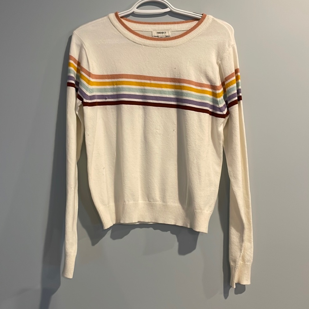 Rainbow Striped Sweater